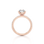 Pear-cut Engagement Ring with a Pavé Diamond Band