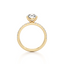 Pear-cut Engagement Ring with a Pavé Diamond Band