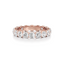 Round-cut Eternity Band in Gold with a Full-circle of Diamonds