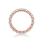 Round-cut Eternity Band in Gold with a Full-circle of Diamonds