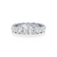 Round-cut Eternity Band in Gold with a Full-circle of Diamonds