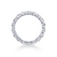 Round-cut Eternity Band in Gold with a Full-circle of Diamonds