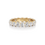 Round-cut Eternity Band in Gold with a Full-circle of Diamonds