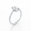 Oval-cut Bezel Set Engagement Ring with a Gold Band