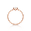 Marquise-cut Bezel Set Engagement Ring with a Gold Band