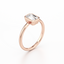 Emerald-cut Bezel Set Engagement Ring with a Gold Band