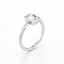 Emerald-cut Bezel Set Engagement Ring with a Gold Band
