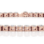 Round-cut Diamond Tennis Necklace set in Gold