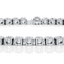 Round-cut Diamond Tennis Necklace set in Gold