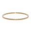 Round-cut Diamond Tennis Necklace set in Gold