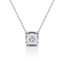 Round-cut Diamond Solitaire Pendant set in Gold