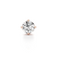 Solitaire Stud Round-cut Diamond Earrings
