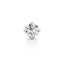 Solitaire Stud Round-cut Diamond Earrings