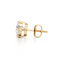 Solitaire Stud Round-cut Diamond Earrings