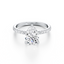Pear-cut Engagement Ring with a Pavé Diamond Band