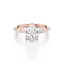 Pear-cut Engagement Ring with Marquise and Round Diamond Band