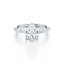 Pear-cut Engagement Ring with Marquise and Round Diamond Band