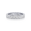 Princess-cut Eternity Band in Gold with a Full-circle of Diamonds