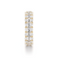 Oval-cut Eternity Band in Gold with a Full-circle of Diamonds