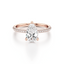 Pear-cut Engagement Ring with a Three Row Pavé Diamond Band