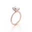 Emerald-cut Engagement Ring with a Three Row Pavé Diamond Band