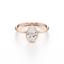 Pear-cut Bezel Set Engagement Ring with a Gold Band