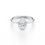 Pear-cut Bezel Set Engagement Ring with a Gold Band