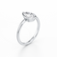 Pear-cut Bezel Set Engagement Ring with a Gold Band