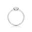 Marquise-cut Bezel Set Engagement Ring with a Gold Band