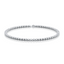 Round-cut Diamond Tennis Necklace set in Gold