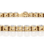 Round-cut Diamond Tennis Necklace set in Gold