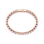 Round-cut Diamond Tennis Bracelet set in Gold