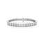 Round-cut Diamond Tennis Bracelet set in Gold