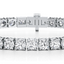 Round-cut Diamond Tennis Bracelet set in Gold