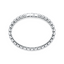 Round-cut Diamond Tennis Bracelet set in Gold