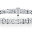 Princess-cut Diamond Tennis Bracelet set in Gold