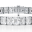 Emerald-cut Diamond Tennis Bracelet set in Gold