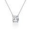 Round-cut Diamond Solitaire Pendant set in Gold